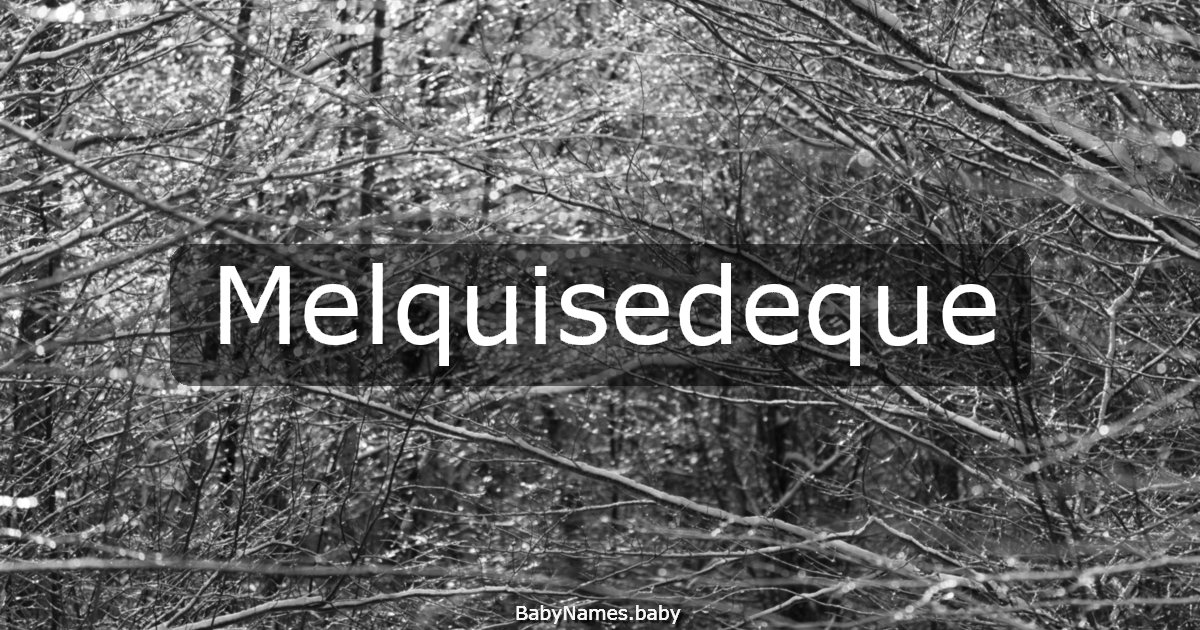 Melquisedeque