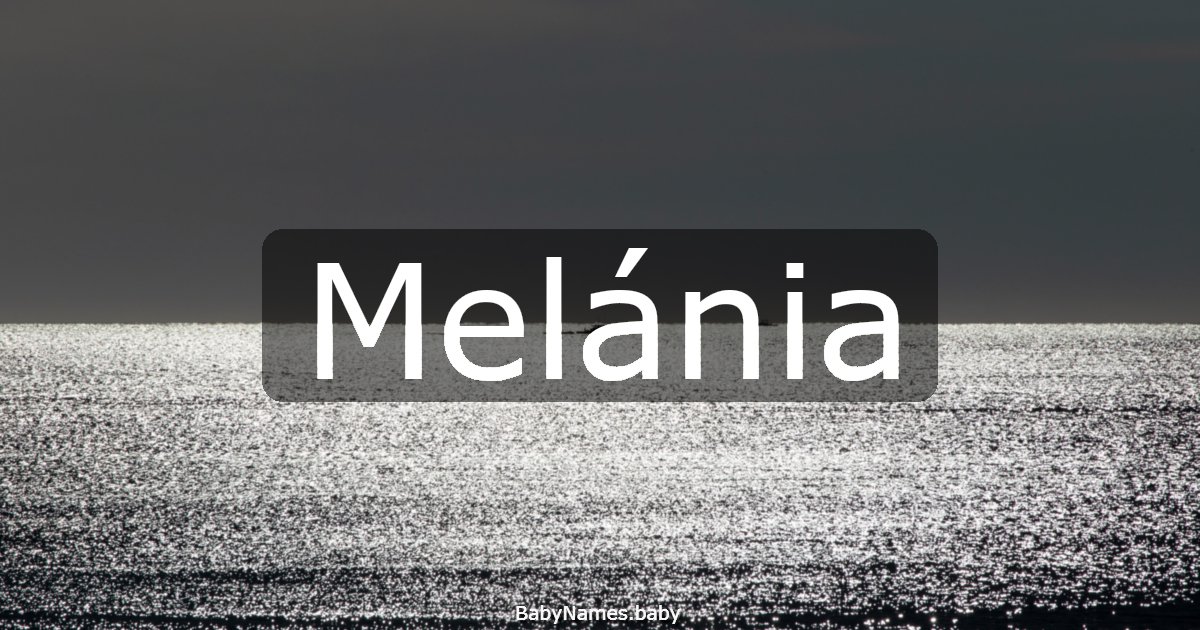 Melánia
