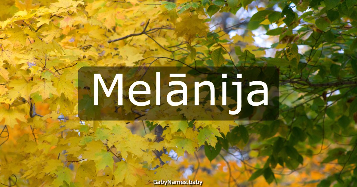 Melānija