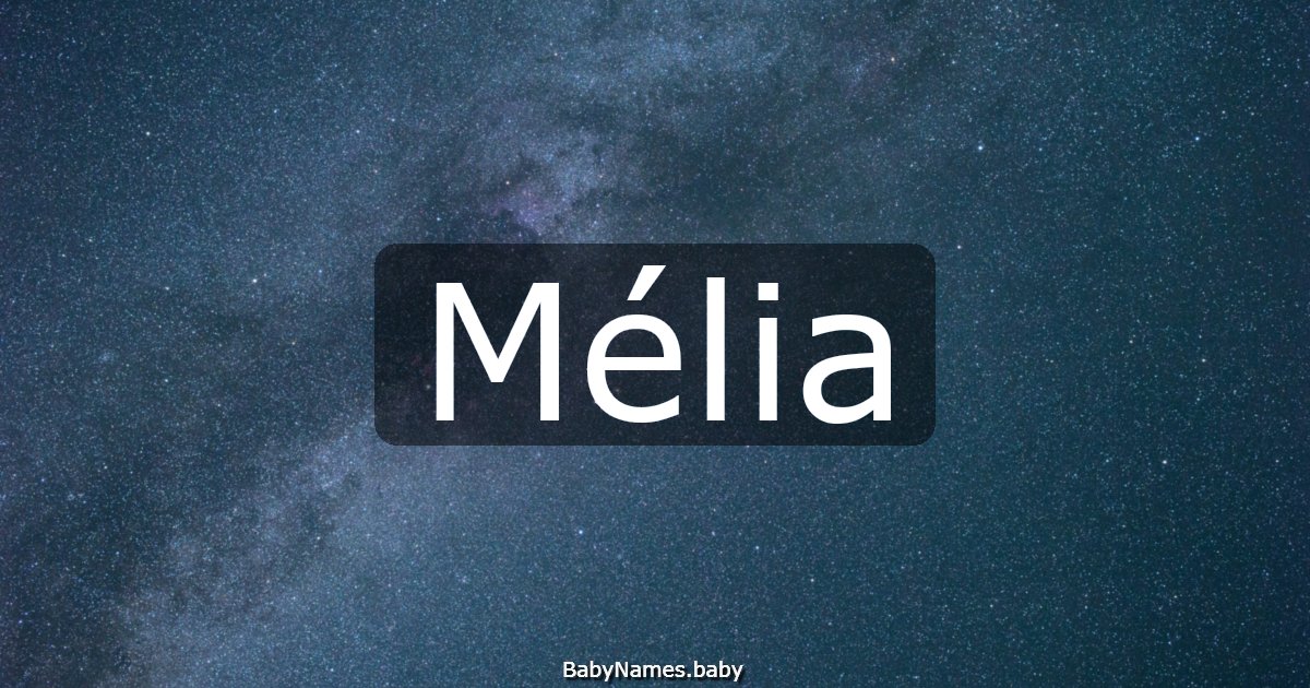 Mélia
