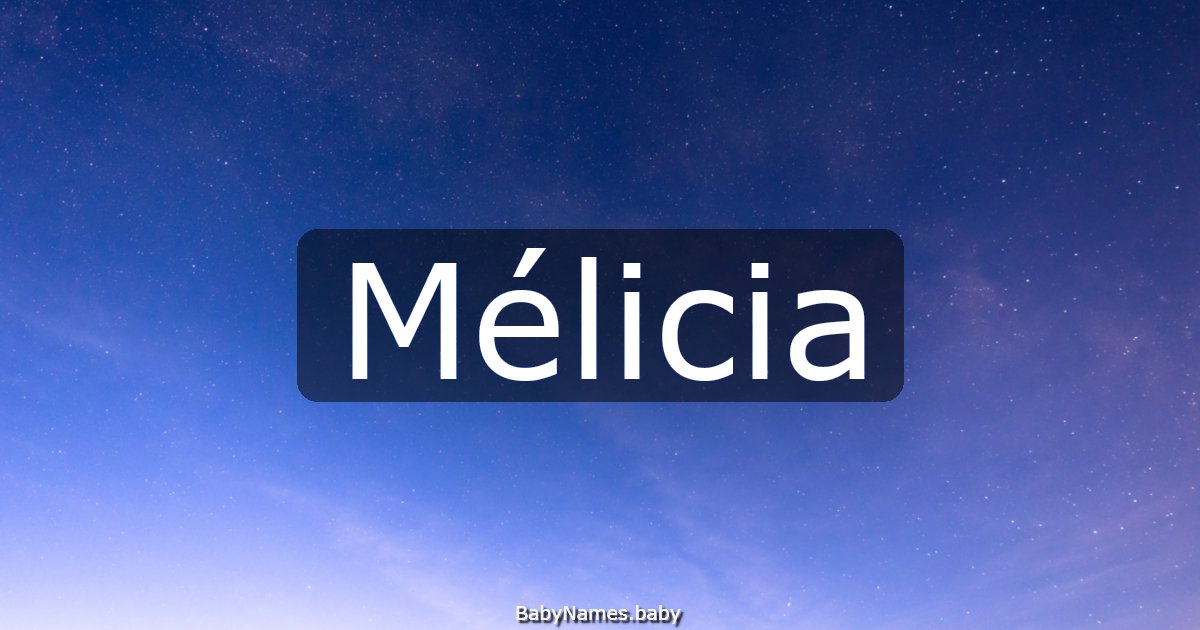 Mélicia