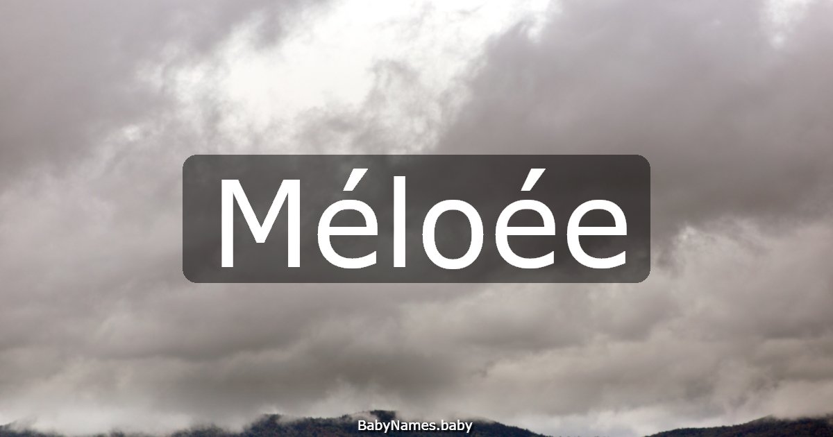 Méloée