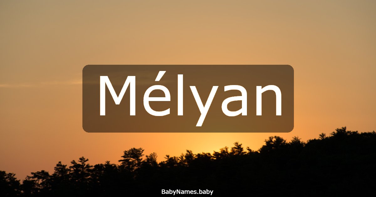 Mélyan