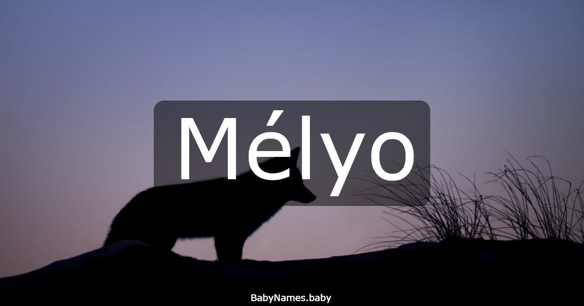 Mélyo