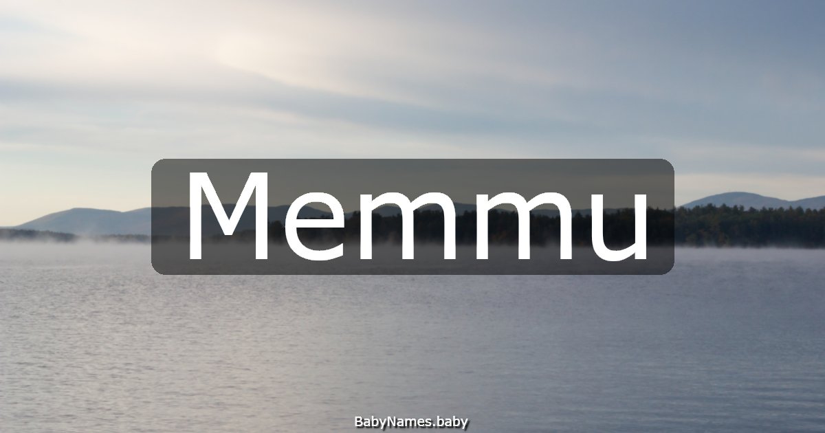 Memmu
