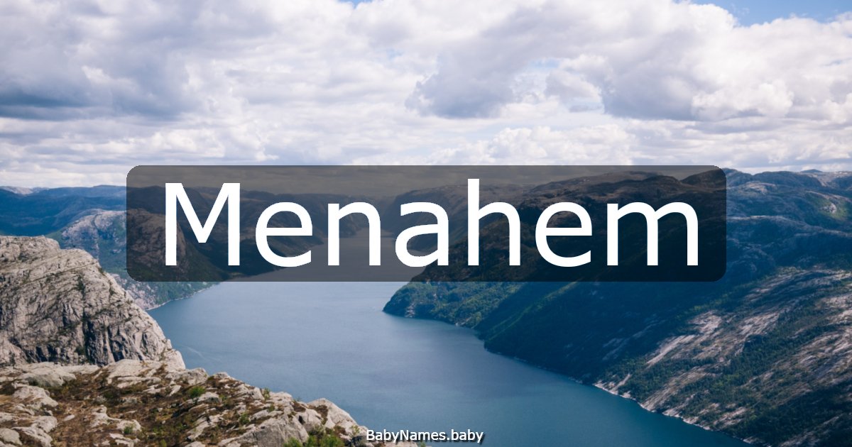 Menahem