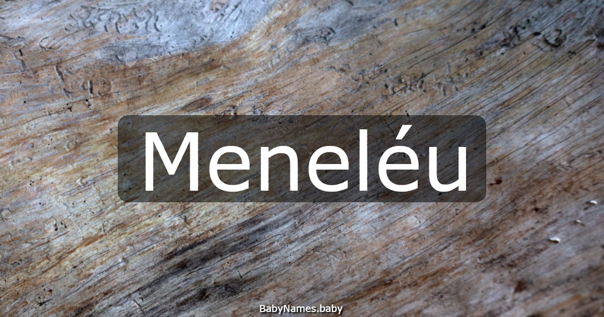 Meneléu