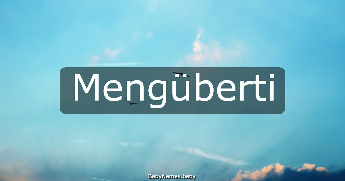 Mengüberti