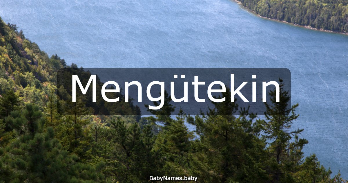 Mengütekin