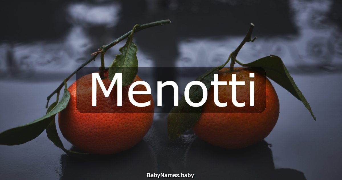 Menotti