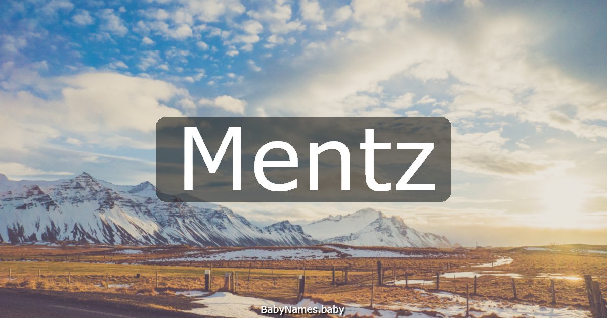 Mentz