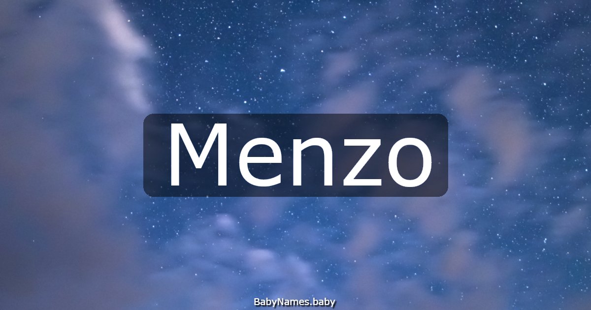 Menzo