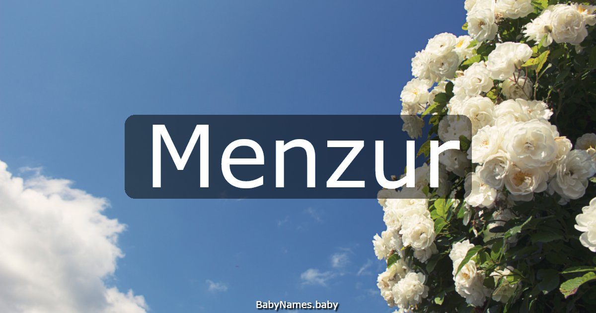 Menzur