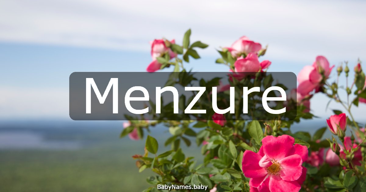 Menzure