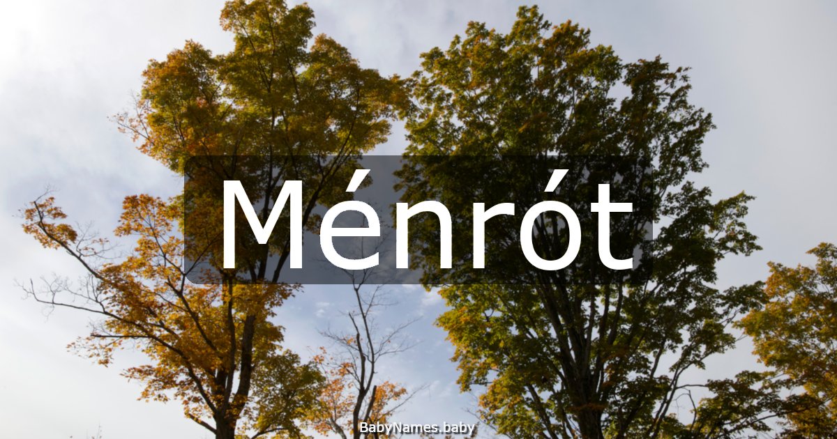 Ménrót