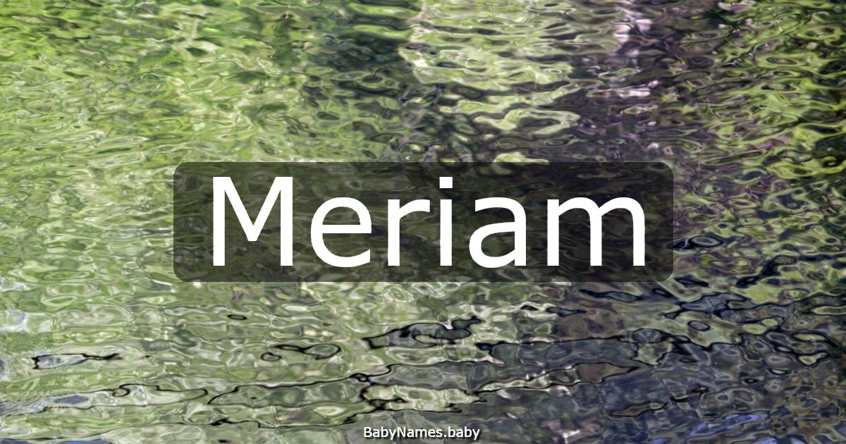 Meriam