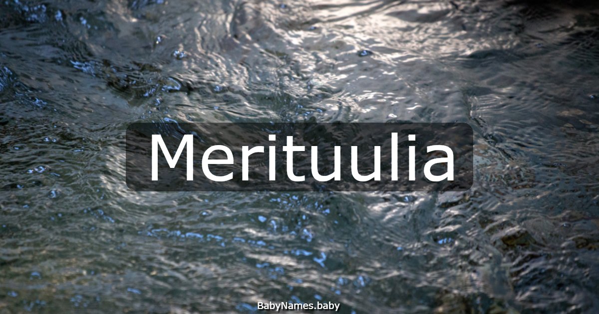 Merituulia