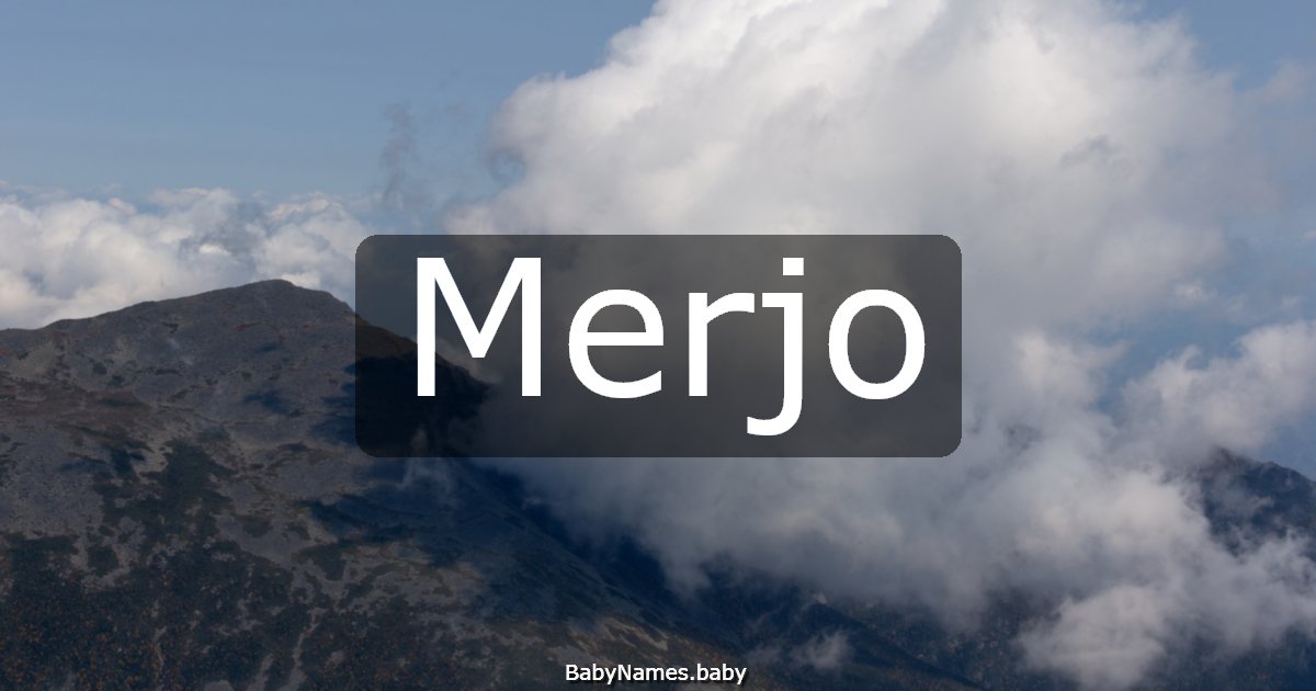 Merjo
