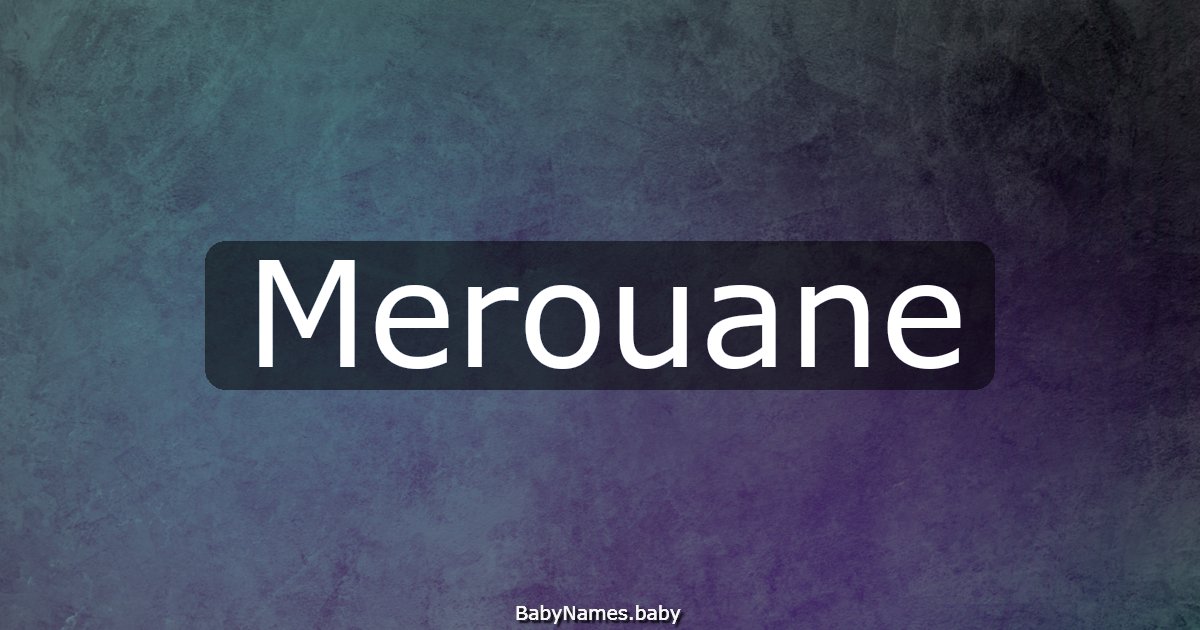 Merouane