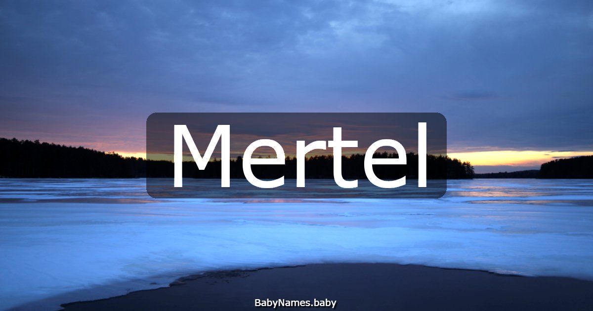 Mertel