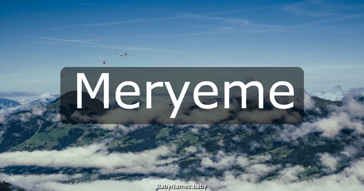 Meryeme