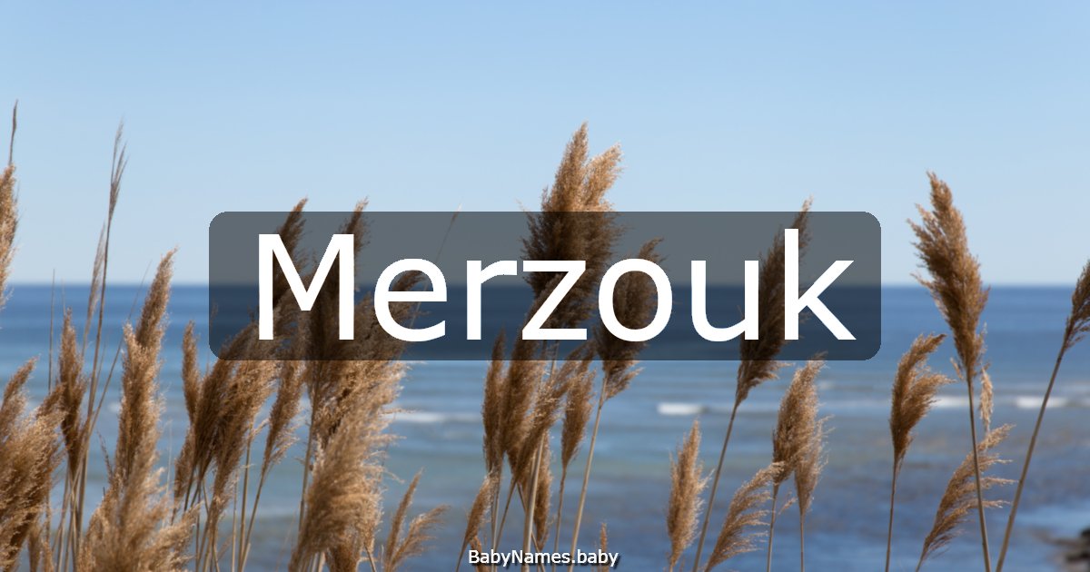 Merzouk