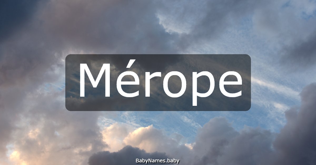 Mérope