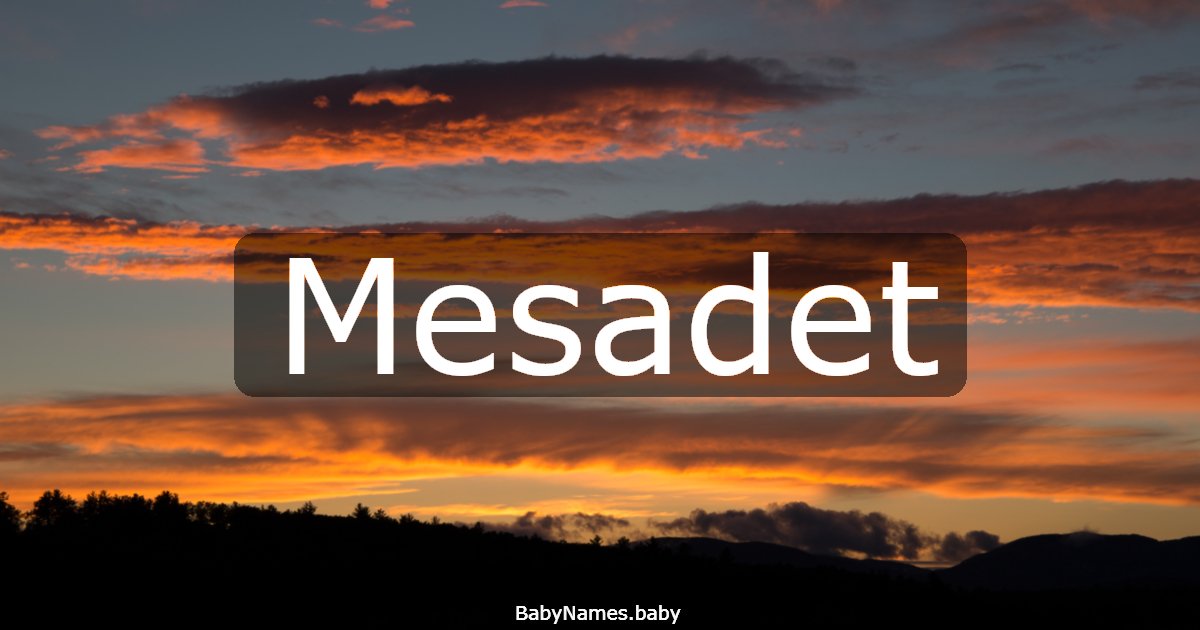 Mesadet