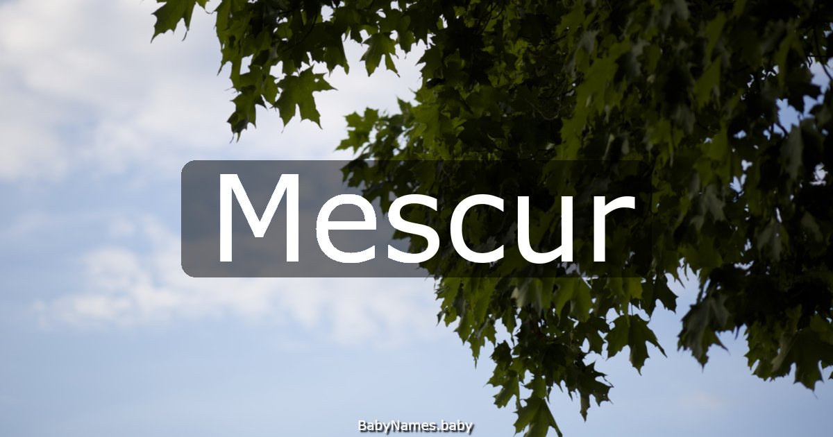 Mescur