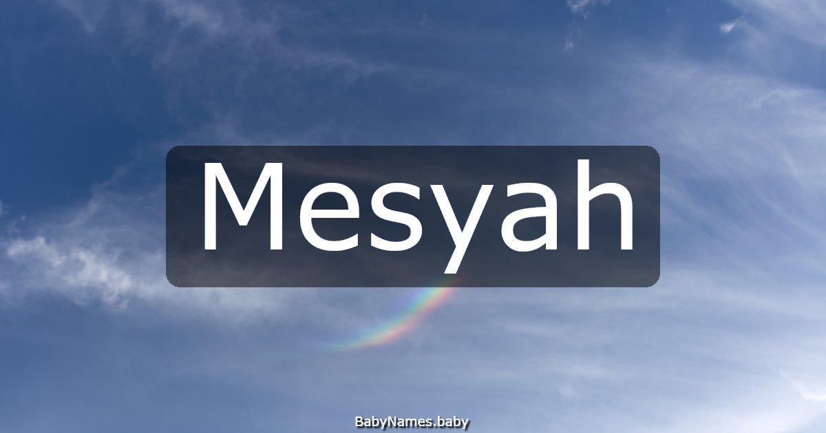 Mesyah