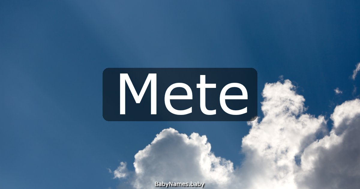 Mete