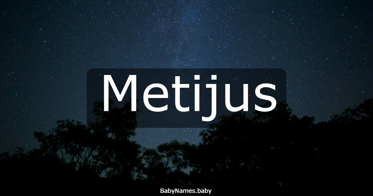 Metijus