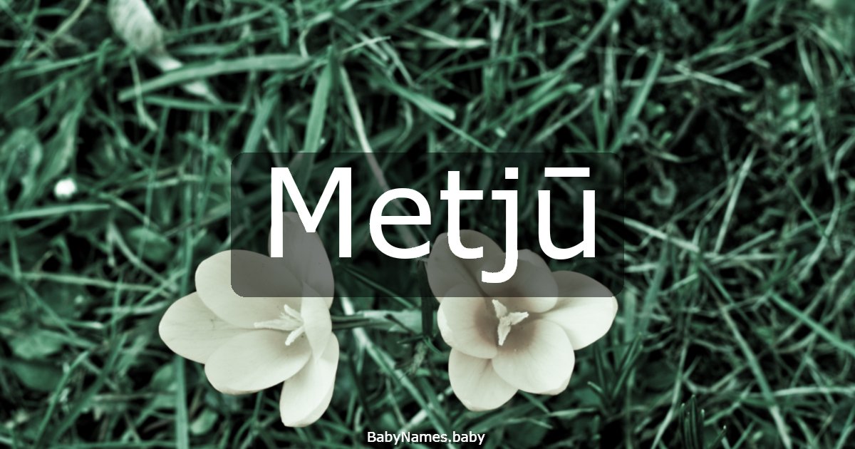 Metjū