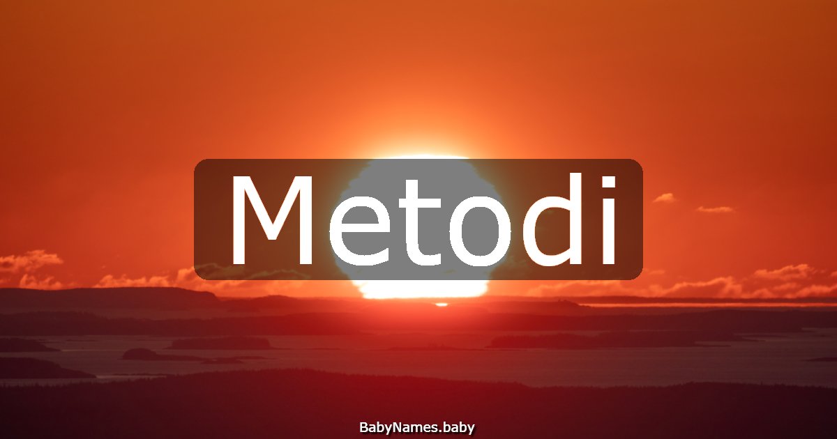 Metodi