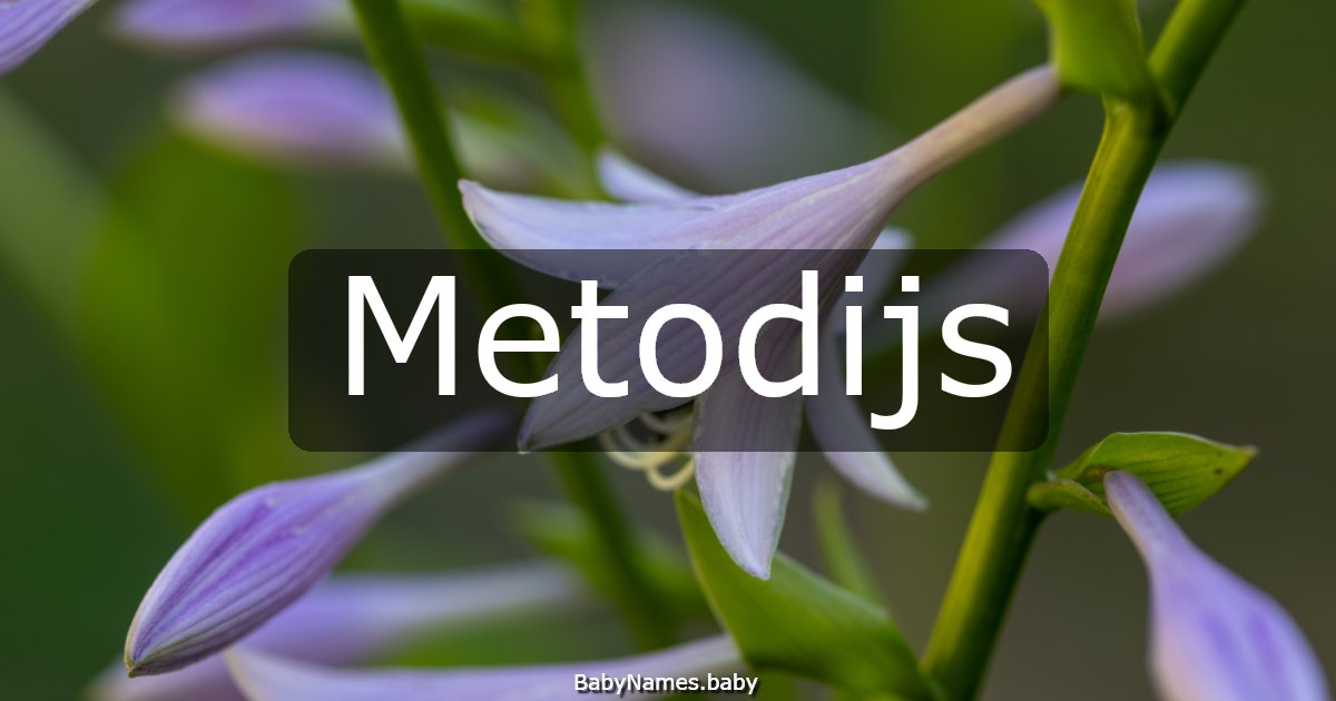Metodijs
