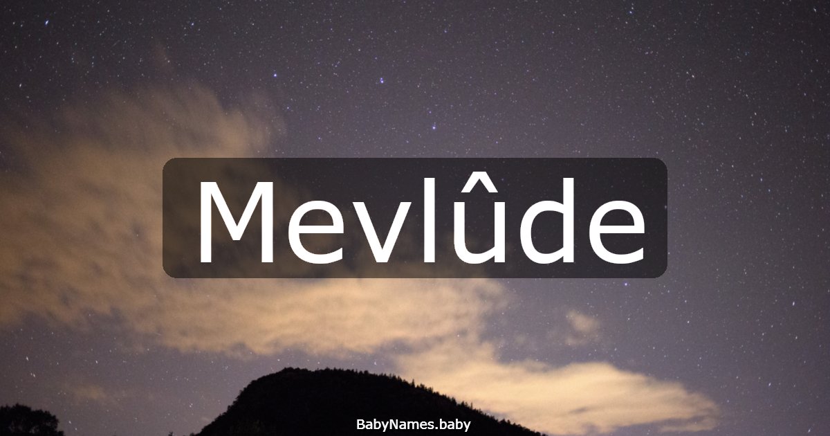 Mevlûde