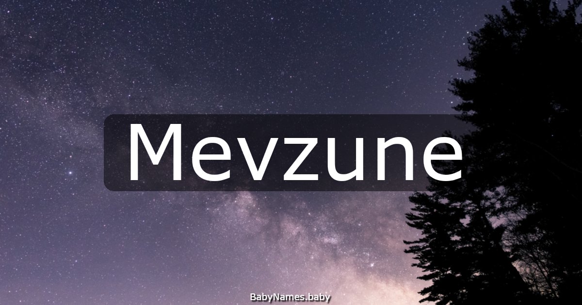 Mevzune