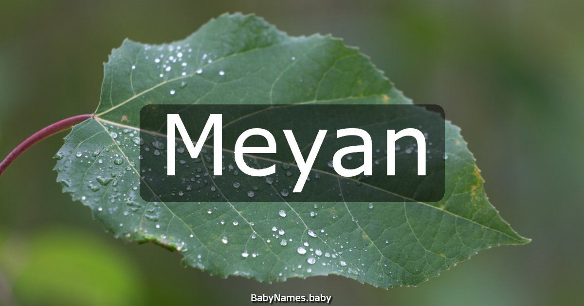 Meyan