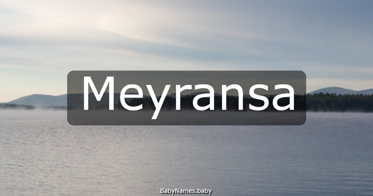Meyransa