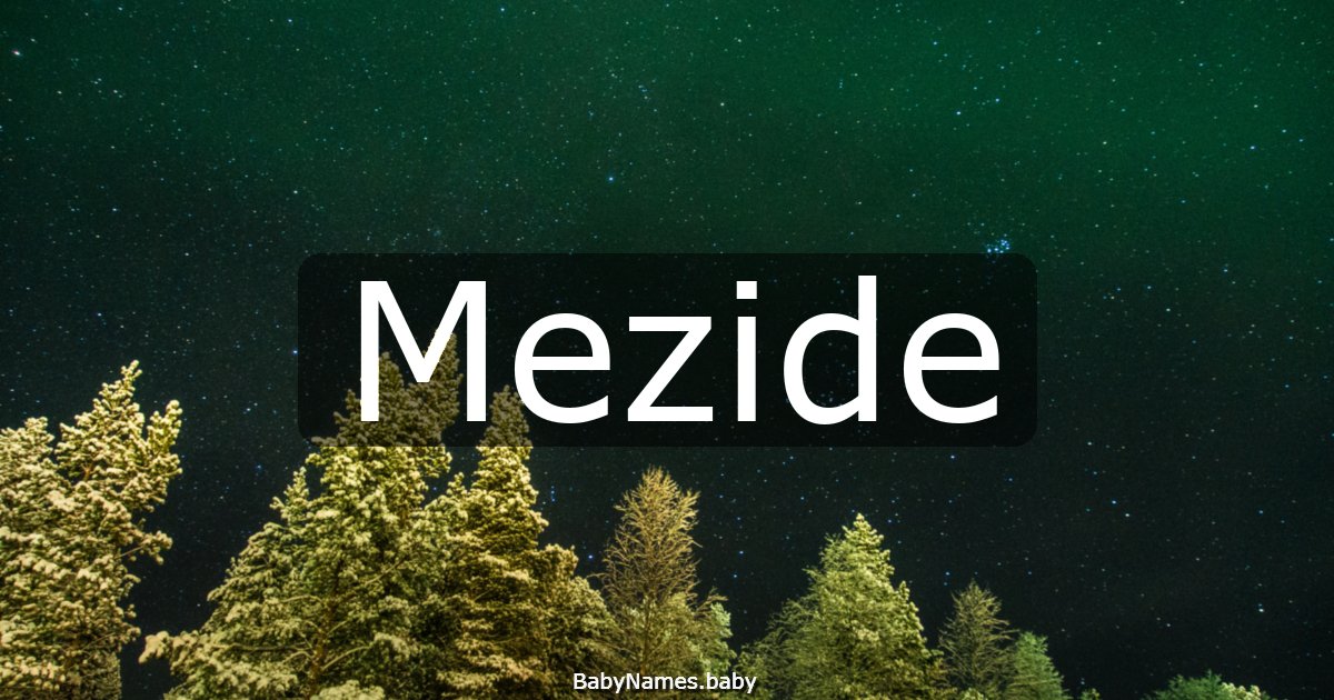Mezide