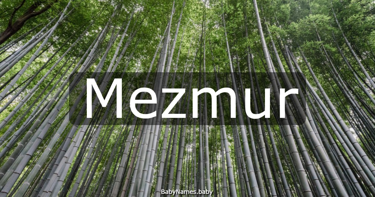 Mezmur