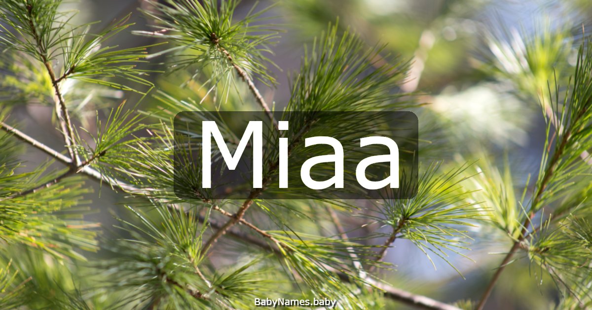 Miaa