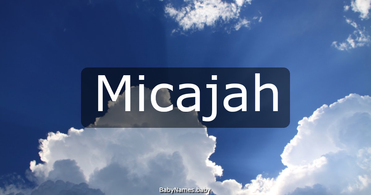 Micajah