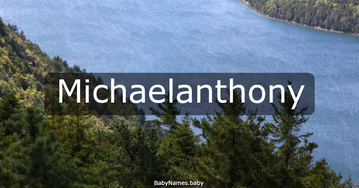Michaelanthony