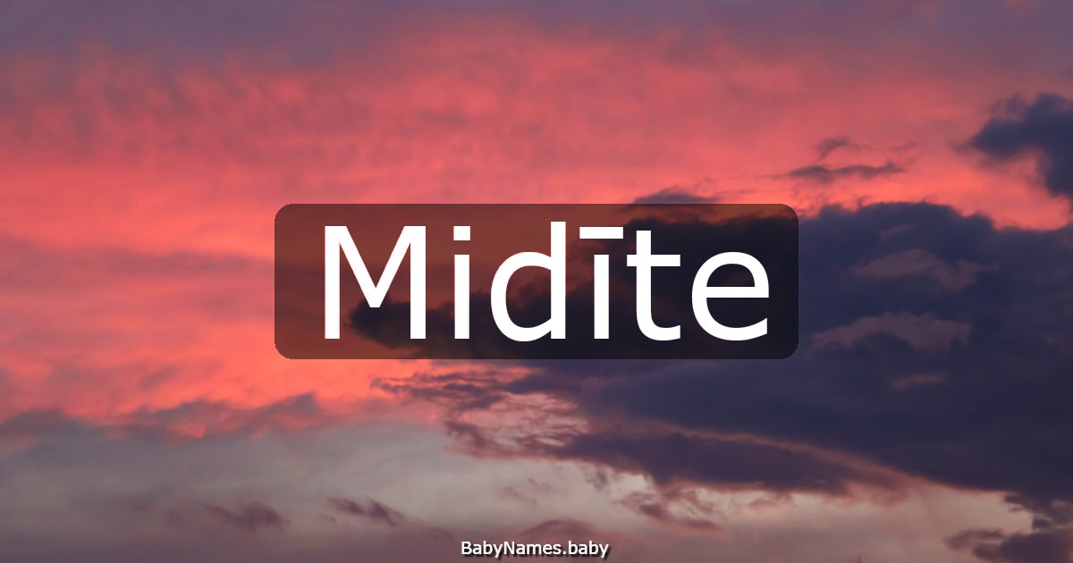 Midīte