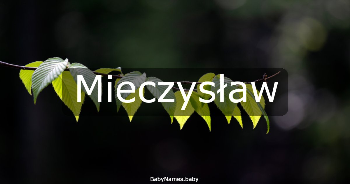 Mieczysław