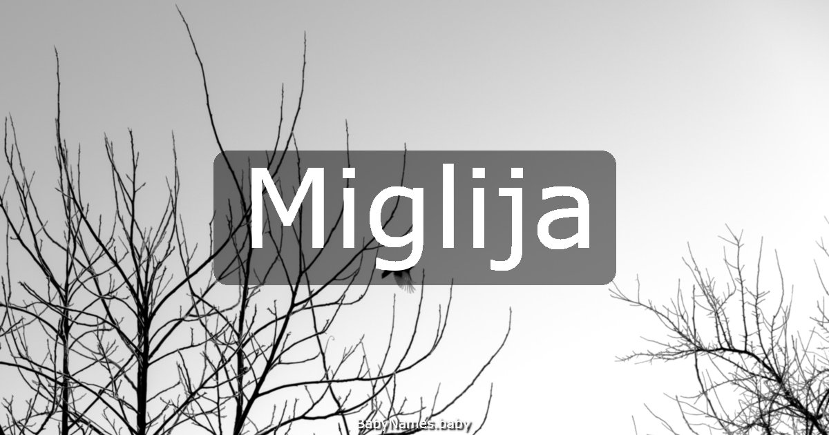 Miglija