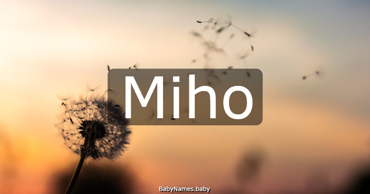 Miho