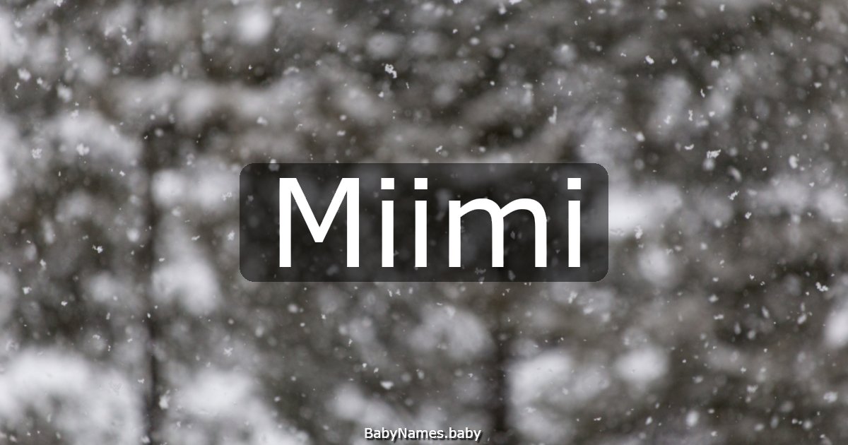 Miimi