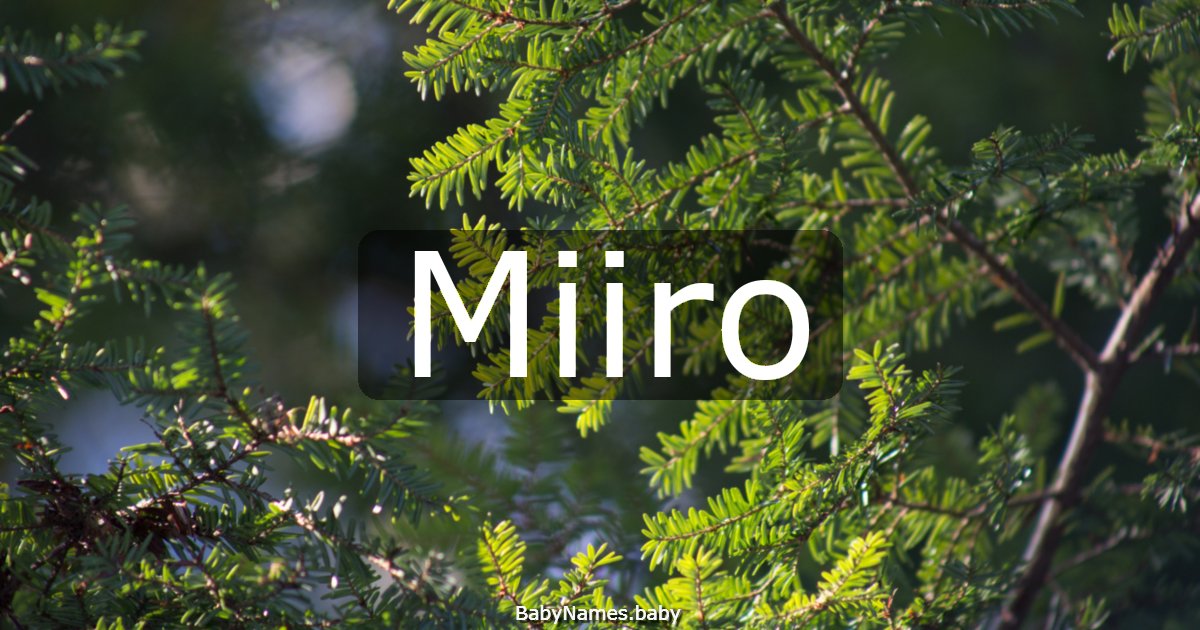 Miiro